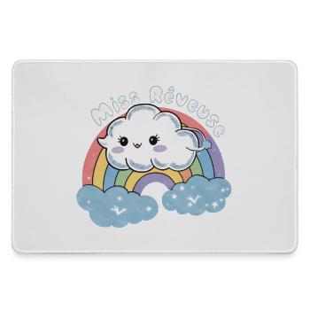 Child Dreamer and Sleep Miss Magical Dreamer - Large Gaming Mouse Mat - grey - Front