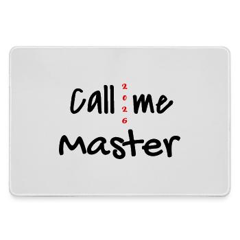 Master 2026 Abschluss Promotion Sponsion - Mousepad groß für Gamer - Grau - Vorne