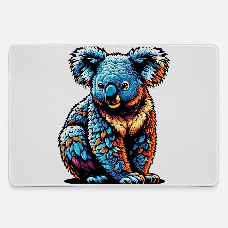 Koala - Large Gaming Mouse Mat - grey