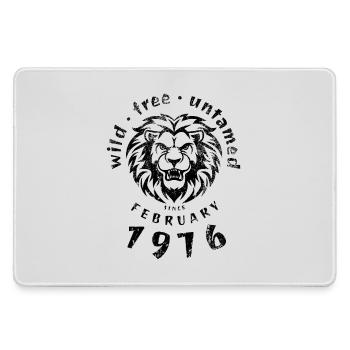 Sauvages, libres et indomptés depuis 02/1976 - Grand tapis de souris gamer - bruyère - Devant