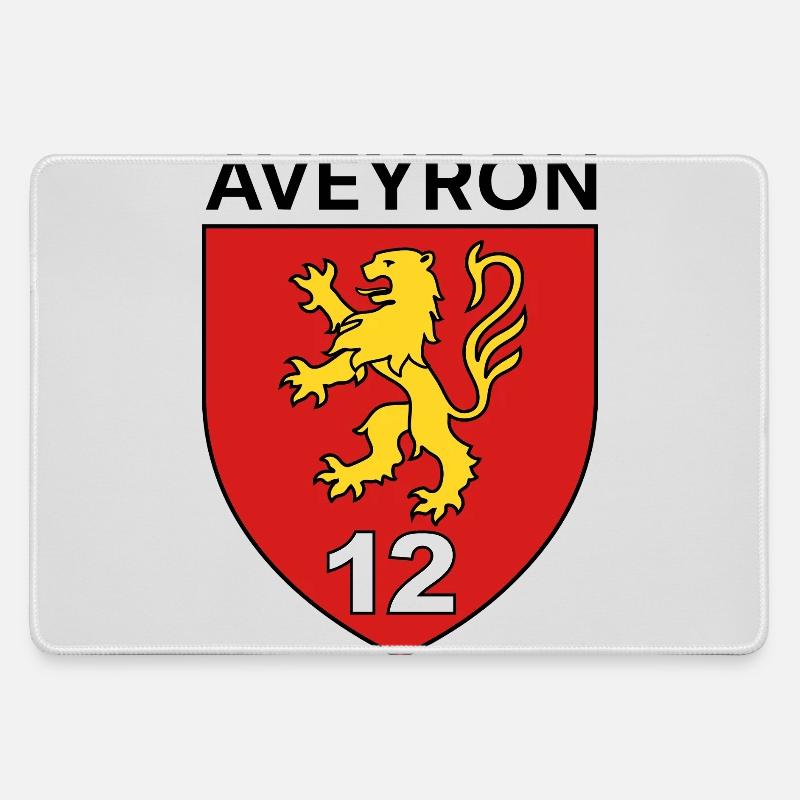 Aveyron - Large Gaming Mouse Mat - grey