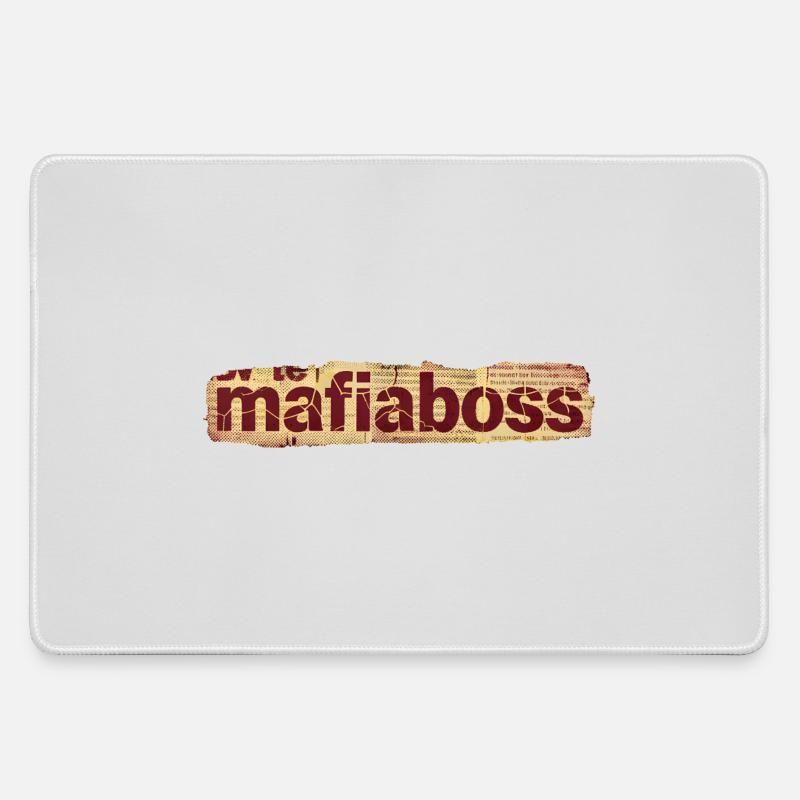 Mafiaboss  - Large Gaming Mouse Mat - grey