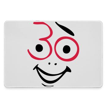 Juhu 30 years! - Large Gaming Mouse Mat - grey - Front