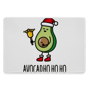 Avocado ho ho ho avocado keto diet Santa Claus - Large Gaming Mouse Mat - grey - Front