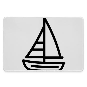 bateau - Grand tapis de souris gamer - bruyère - Devant