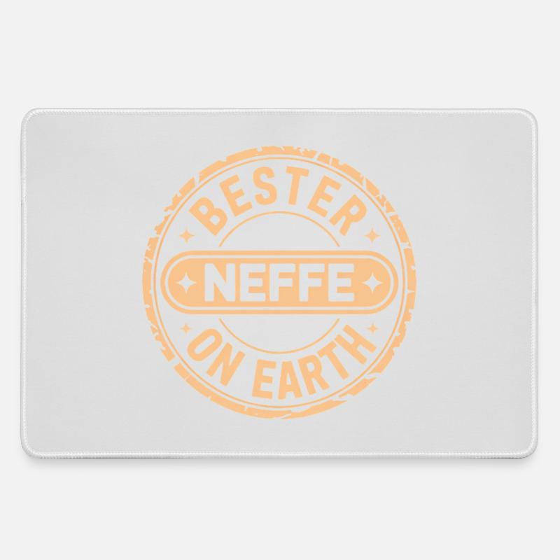 Bester Neffe - Mousepad groß für Gamer - Grau