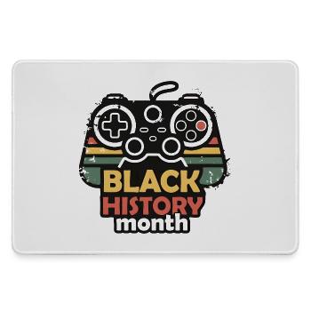 Manette de jeu rétro du Mois de l’Histoire des Noirs - Grand tapis de souris gamer - bruyère - Devant