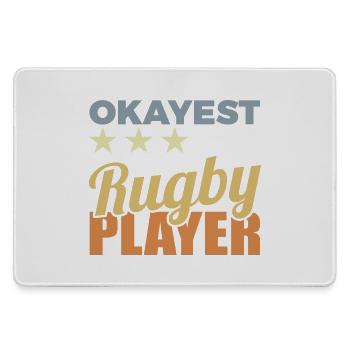 Durchschnittlicher Rugbyspieler - Mousepad groß für Gamer - Grau - Vorne