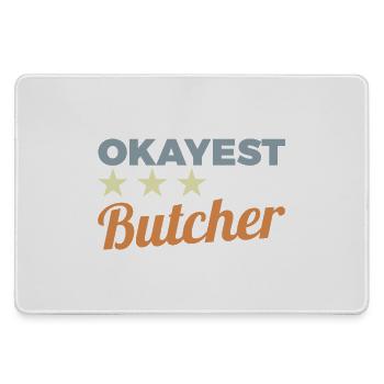 Durchschnittlicher Metzger - Mousepad groß für Gamer - Grau - Vorne