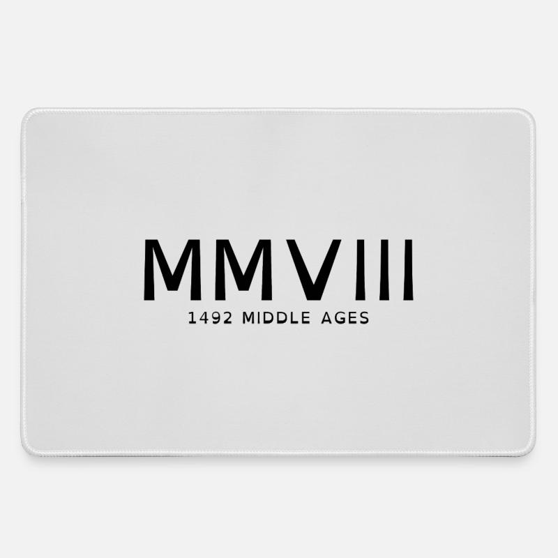 2008_LINE_black - Large Gaming Mouse Mat - grey