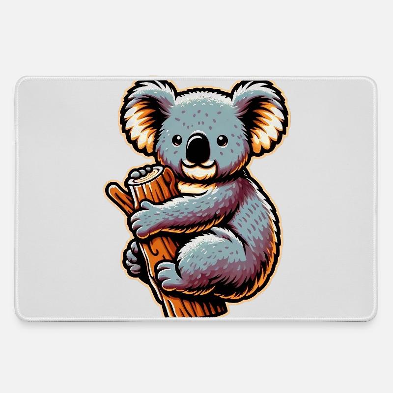 Koala - Large Gaming Mouse Mat - grey