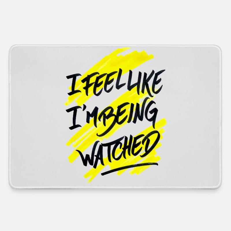 Watched - Large Gaming Mouse Mat - grey