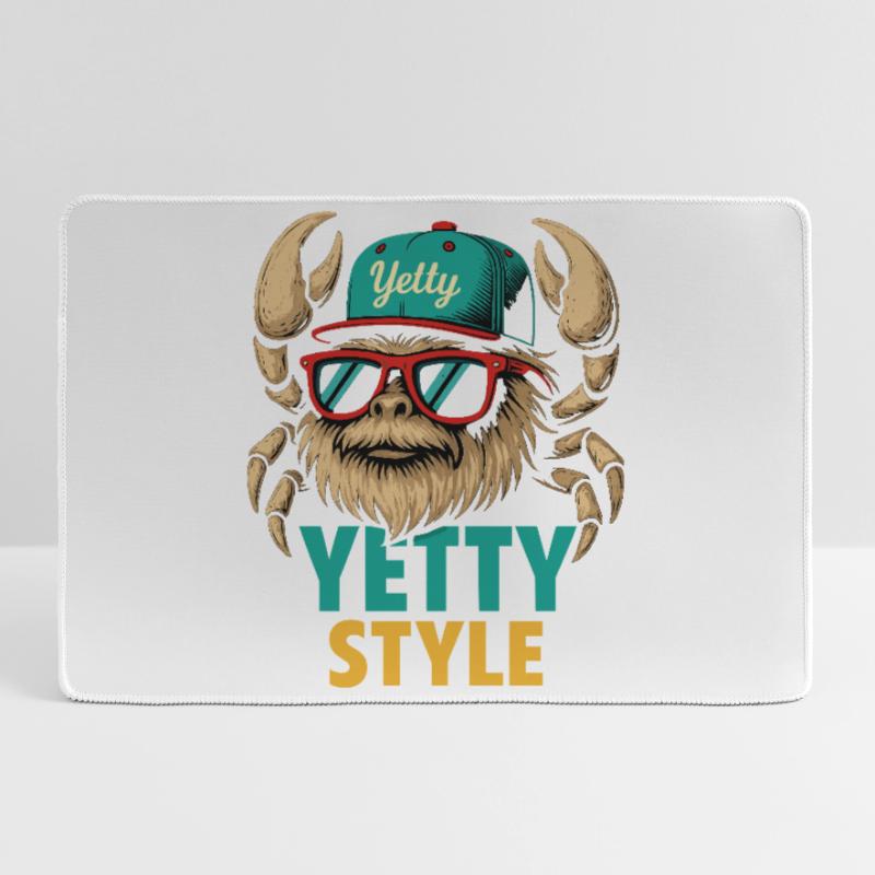 Graphisme Yeti Style Yetty Grand tapis de souris gamer