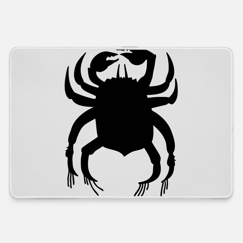 crab - Large Gaming Mouse Mat - grey