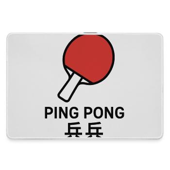 Raquette de Ping-Pong - Tennis de table - Grand tapis de souris gamer - bruyère - Devant