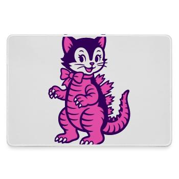 Monster Cat - Mousepad groß für Gamer - Grau - Vorne