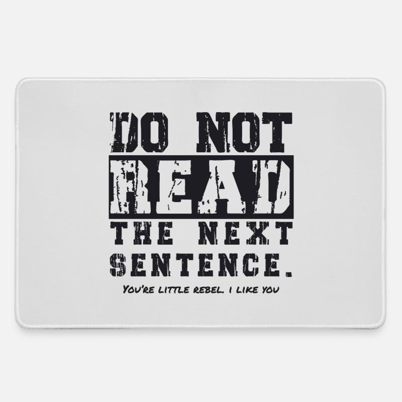 do not read the next sentence - Large Gaming Mouse Mat - grey