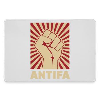 Antifa - Mousepad groß für Gamer - Grau - Vorne