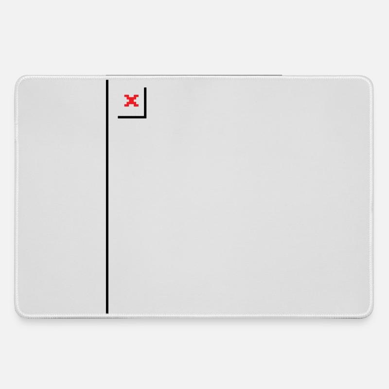 Missing Image – File Not Found Portrait - Large Gaming Mouse Mat - grey