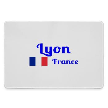 Lyon France- Imprimés stylés - Grand tapis de souris gamer - bruyère - Devant
