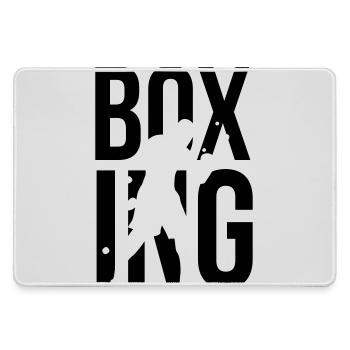 boxing boxen - Mousepad groß für Gamer - Grau - Vorne
