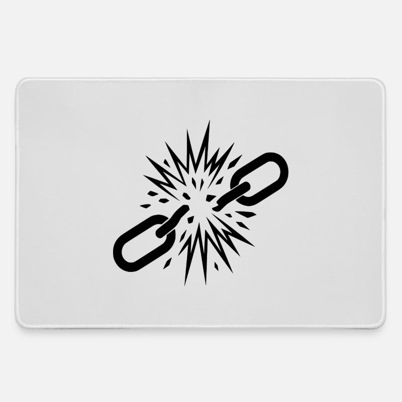 Freedom - Large Gaming Mouse Mat - grey