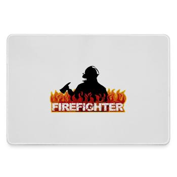 Fireman - Large Gaming Mouse Mat - grey - Front