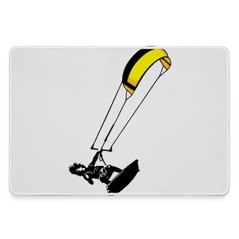 Kitesuf flex - Mousepad groß für Gamer - Grau - Vorne