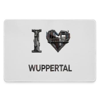 J’adore Wuppertal – Design urbain industriel - Grand tapis de souris gamer - bruyère - Devant
