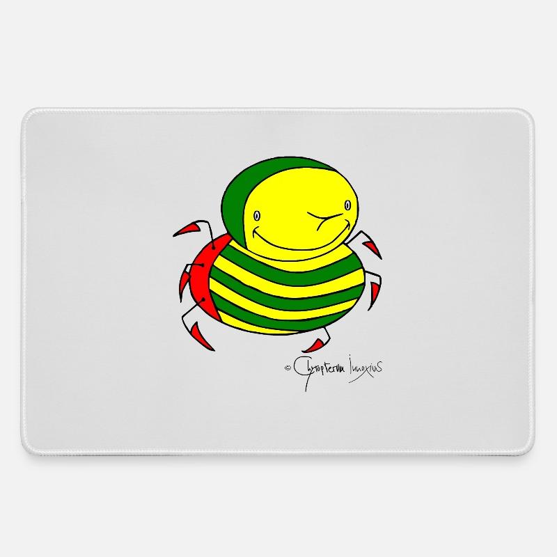 Stingbug © Chyropterum Innoxius - Large Gaming Mouse Mat - grey