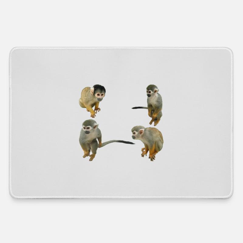 Monkeys - Large Gaming Mouse Mat - grey
