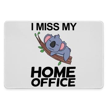 Home Office Spruch lustig - Mousepad groß für Gamer - Grau - Vorne