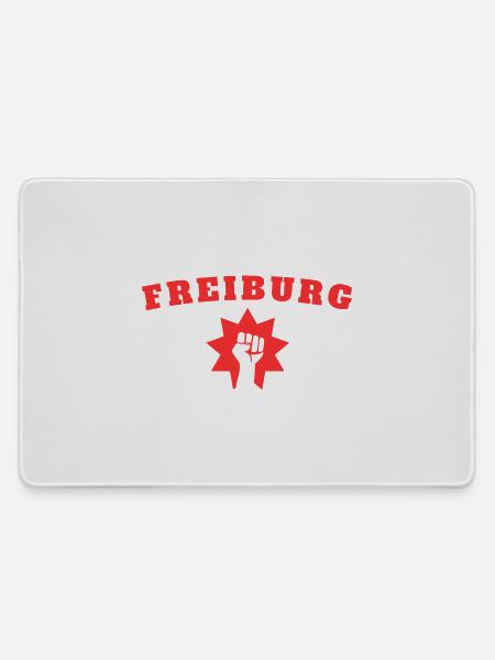 Freiburg - Mousepad groß für Gamer - Grau