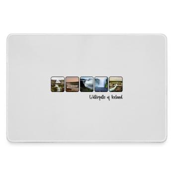 Waterfalls of Iceland - Large Gaming Mouse Mat - grey - Front