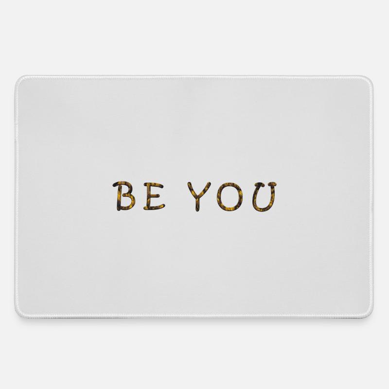 Natural Calm and Self-Expression T-Shirt - Large Gaming Mouse Mat - grey
