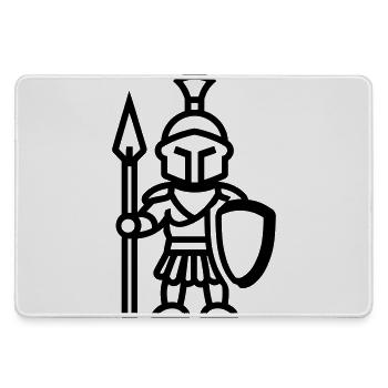 warrior - Large Gaming Mouse Mat - grey - Front