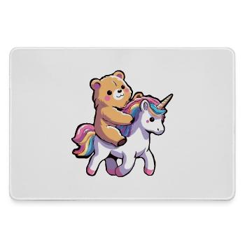 Einhorn - Mousepad groß für Gamer - Grau - Vorne
