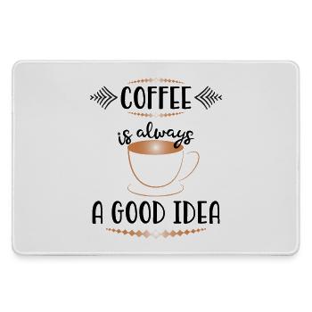 Art Deco Copper Coffee Mug - Large Gaming Mouse Mat - grey - Front