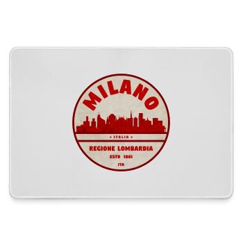 Milano Lombardia Retro Skyline - Large Gaming Mouse Mat - grey - Front
