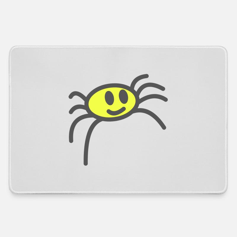 acid spider - Large Gaming Mouse Mat - grey