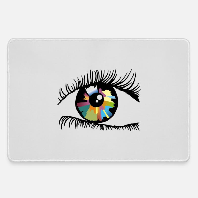 Iris - Large Gaming Mouse Mat - grey
