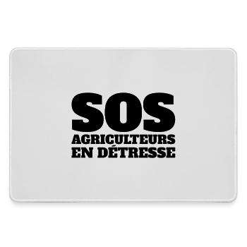 agriculteur, paysans, éleveur bovin - Grand tapis de souris gamer - bruyère - Devant