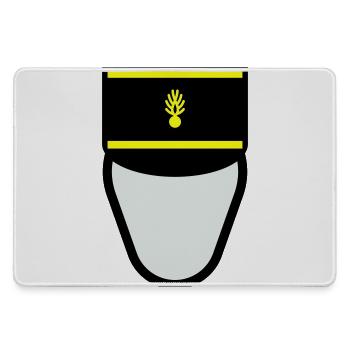Gendarm Képi G.M. (Mobile Constable) - Mousepad groß für Gamer - Grau - Vorne