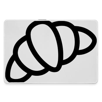 crescent - Large Gaming Mouse Mat - grey - Front