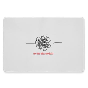 PRO OF TANGLED IDEAS - Large Gaming Mouse Mat - grey - Front