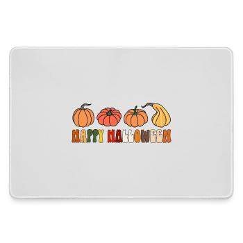 Happy Halloween - Mousepad groß für Gamer - Grau - Vorne