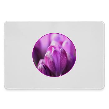 Crocus Crocus Fleurs violettes Crocus Bourgeon de crocus - Grand tapis de souris gamer - bruyère - Devant