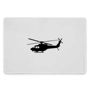 Hubschrauber - Mousepad groß für Gamer - Grau - Vorne