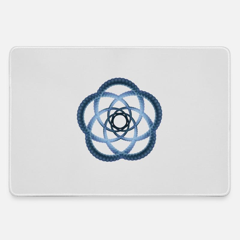 Atom - Cellular one - Large Gaming Mouse Mat - grey