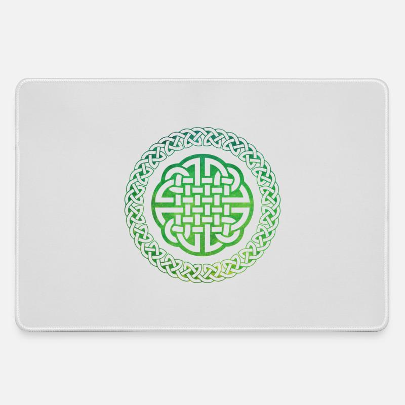 Celtic Knot - Large Gaming Mouse Mat - grey